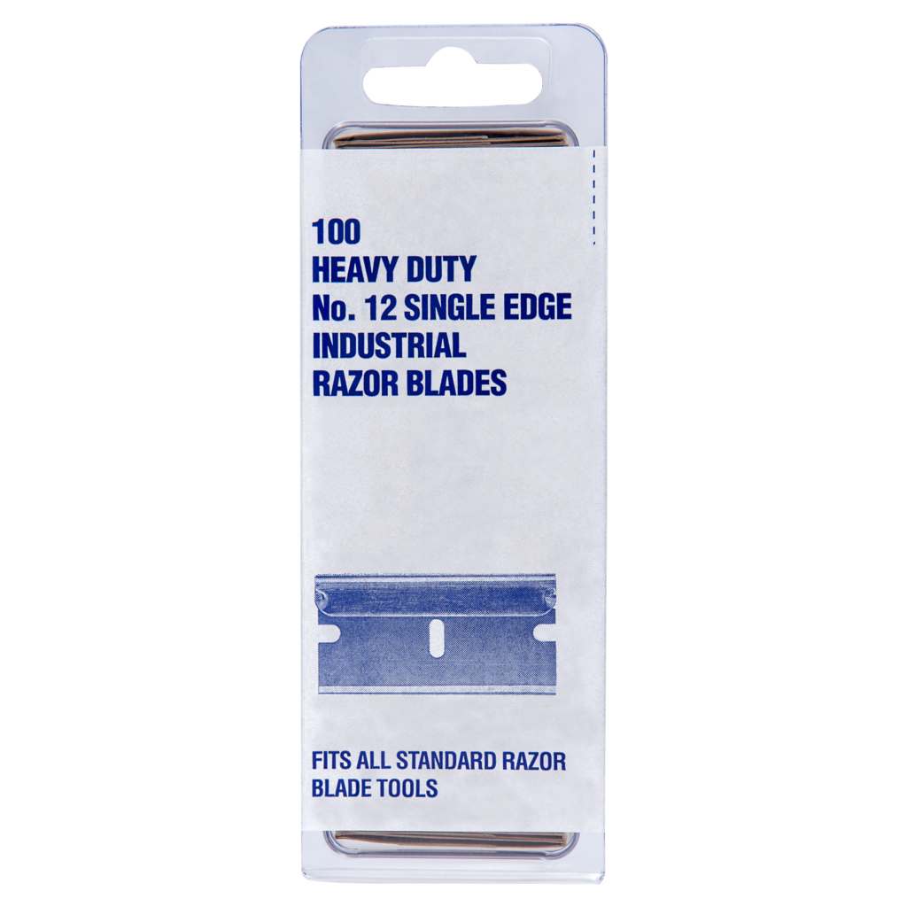 12 Single Edge Heavy Duty Razor Blade Pacific Handy Cutter