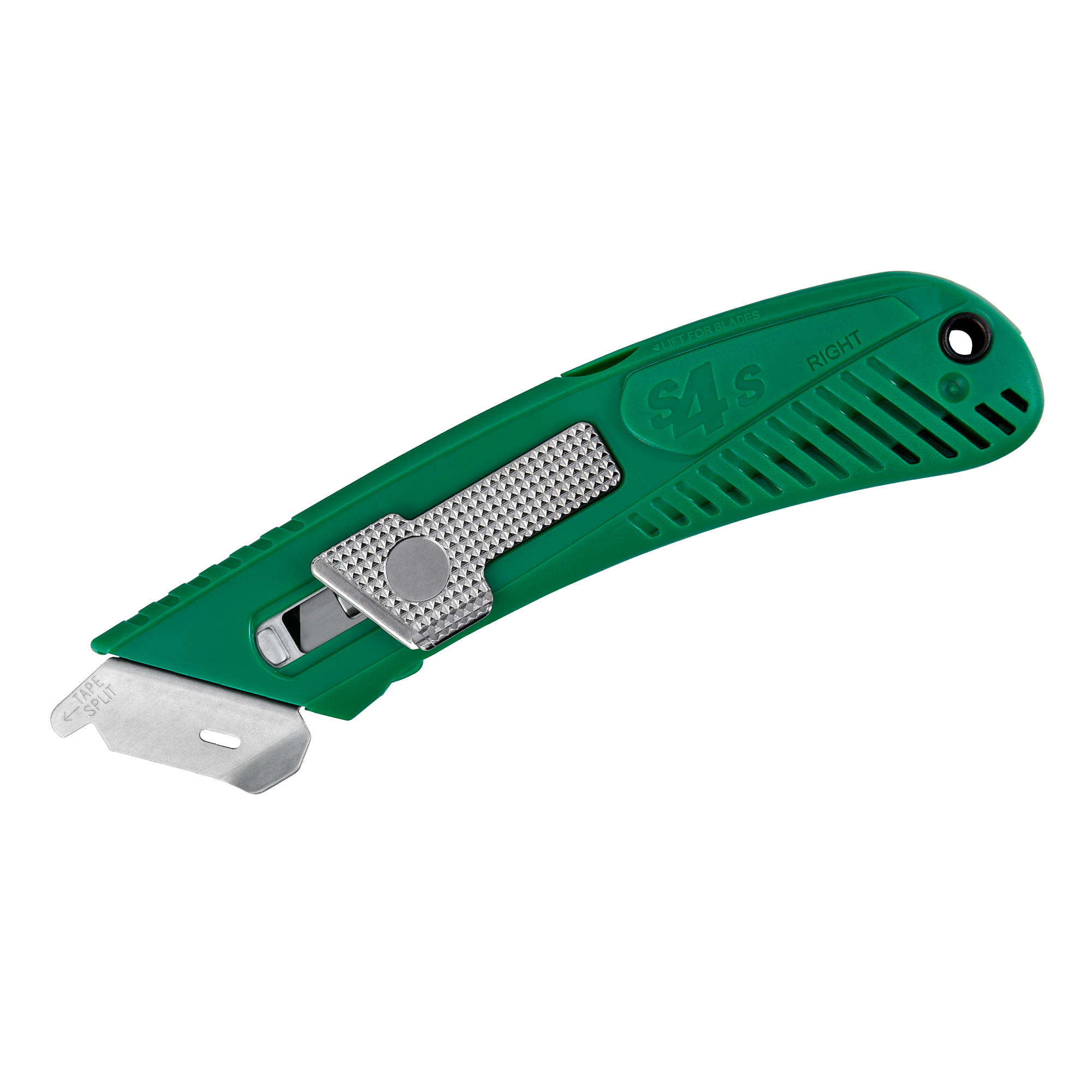 Spring-Back Safety Cutter S4SR Right Handed Green (12 Per/Case)
